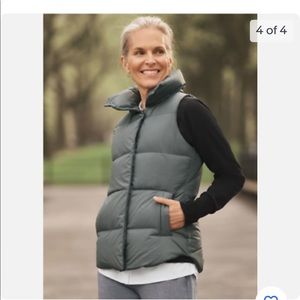 Athleta Gilet Downtown Vest. Size L. Metropolis Grey